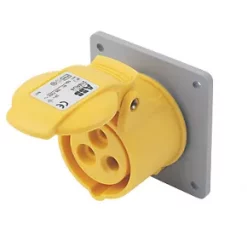 Flash Sale | ABB 16A 2P+E Panel Socket 130V | Industrial Grade | 110V