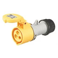 MK 16A 2P+E Industrial Plug Connector 100-130V - Durable & Reliable