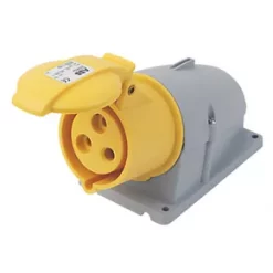 Best Deal ⌛ ABB 32A 2P+E Surface Socket 130V | 110V Industrial Plug & Connector ⭐