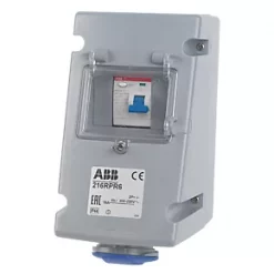 ABB 16A 2P+E Industrial Socket with 25A RCD 250V - High-Quality Industrial Plug & Connector