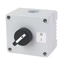 Hylec 1DE.01.08AG-SF Double Pole Rotary Lever Selector Switch NO/NC - Wholesale | Control Stations