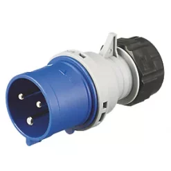 Budget MK 32A 2P+E Site Service Plug 200-250V | Industrial Grade | Durable & Reliable