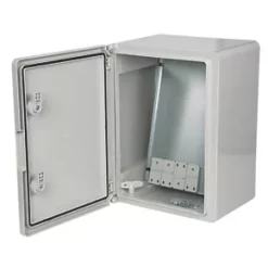 Hylec IP65 Weatherproof Outdoor Enclosure 300 x 220 x 400mm - Durable Industrial Enclosure with Coupon Offer